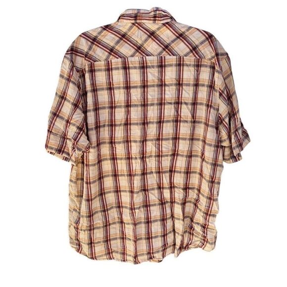 Columbia Men's 2XL Plaid Short Sleeve Button-Up Shirt Multicolor Casual - Picture 2 of 5